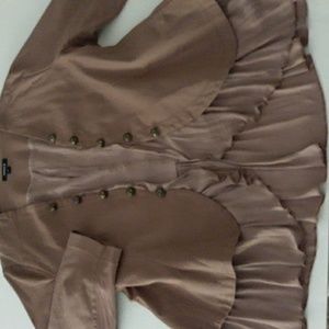 Torrid Taupe Statement Jacket 18W